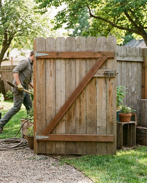 The gate that never sags