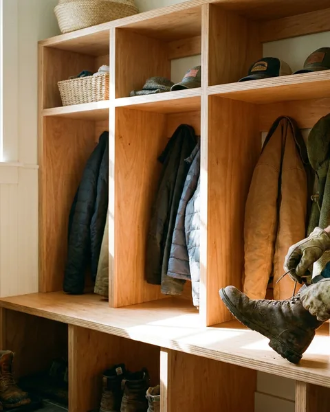 Build a Mudroom Bench with the Right Seat