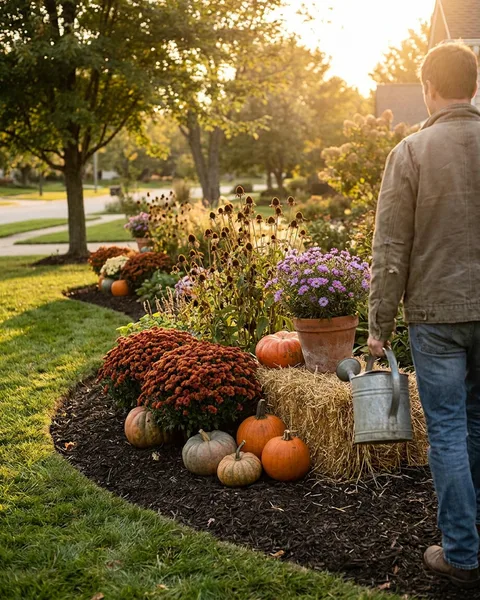 Dress up your beds for fall without replanting