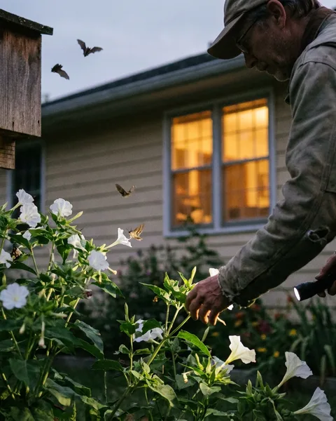 A moth-and-bat garden