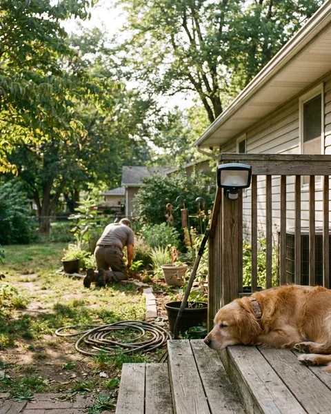 Motion lights, cameras and dogs all get learned