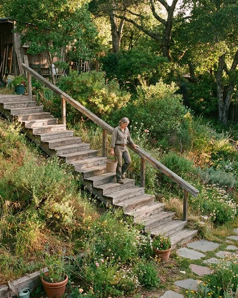 Steps on a slope, done right