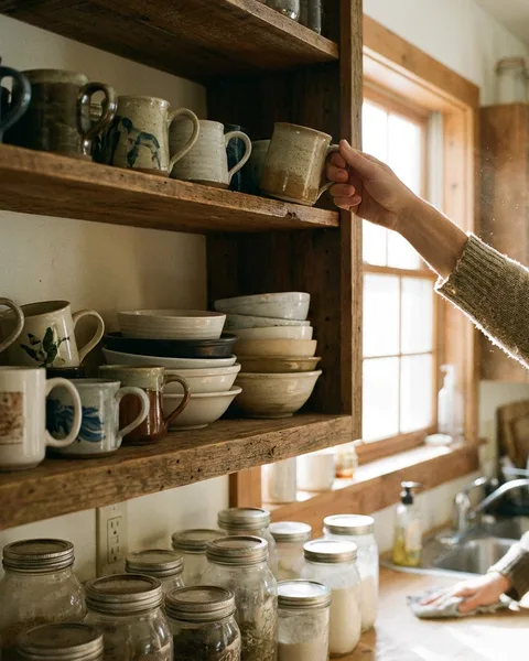 Open Kitchen Shelves: The Honest Dust Trade-Off