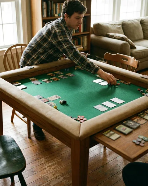 Building a Game Table with Felt and Rails