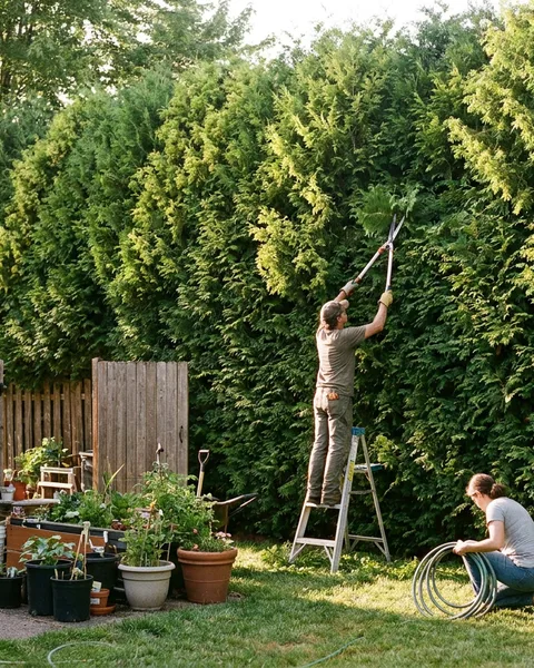 Fast hedge, beautiful hedge, both
