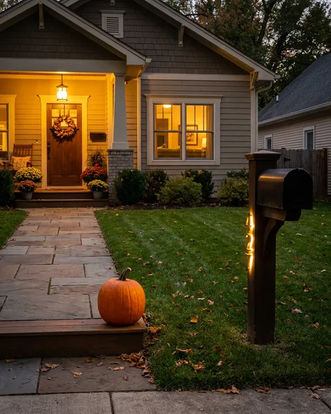 Mailbox and house numbers sized right