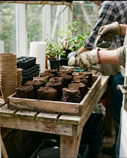 Soil Blocks, Cells, or Paper Pots