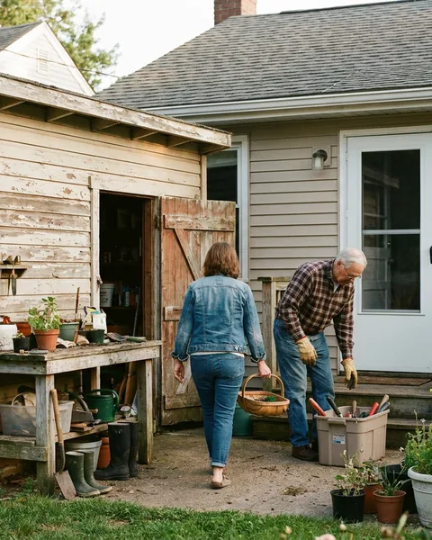 Put your shed close or you won't use