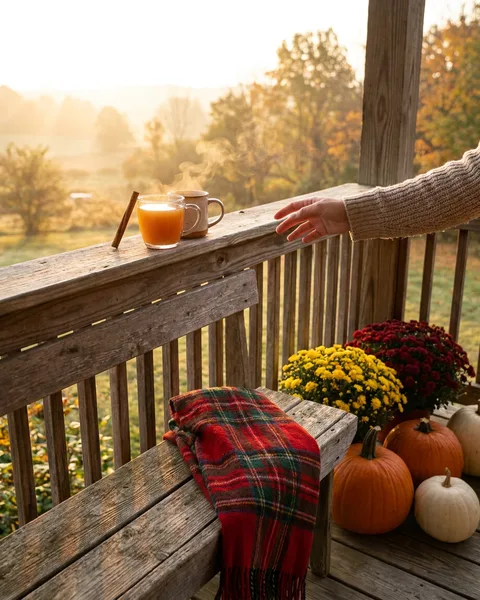 Cider on the porch, season on your terms