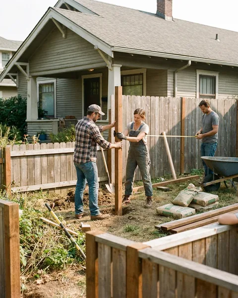 The fence you build once