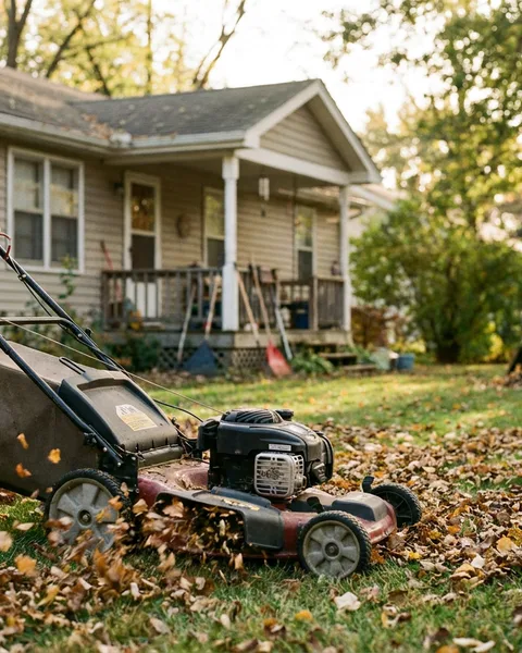 Mow your leaves instead of bagging them