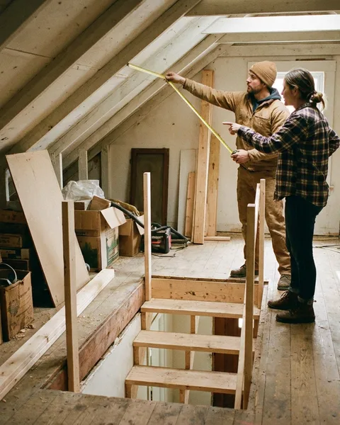 Attic conversion rules: ceiling height and stairs