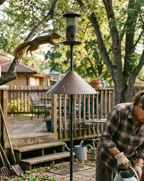 Bird feeders that don't feed squirrels
