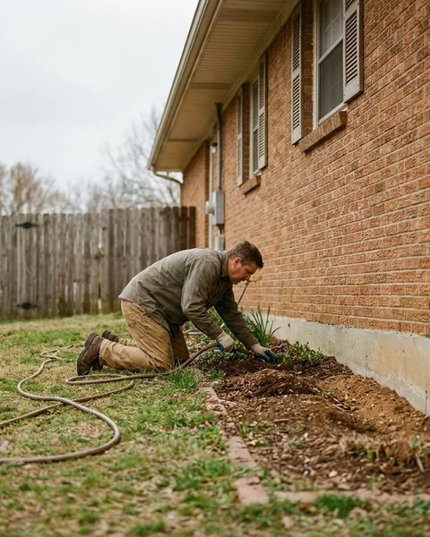The gentle slope that keeps basements dry