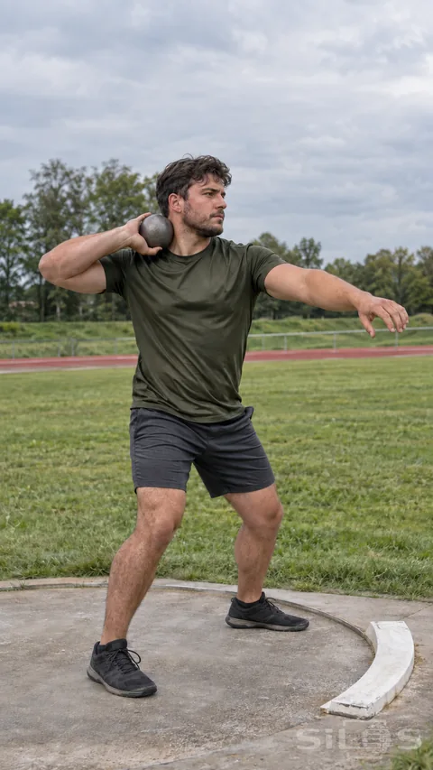 Preparing inside the Shot Circle